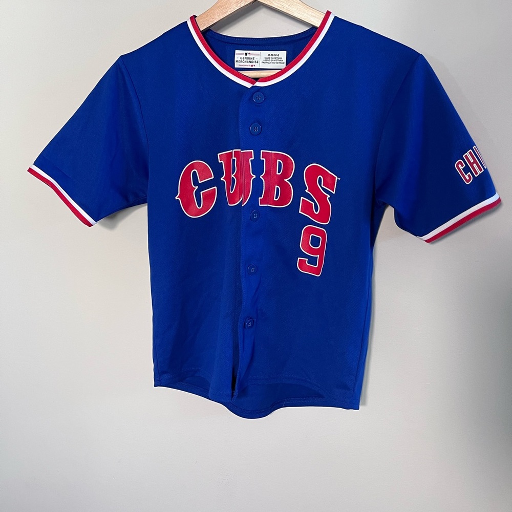 Genuine Merchandise Blue Chicago Cubs Javier Báez #9 Jersey‎